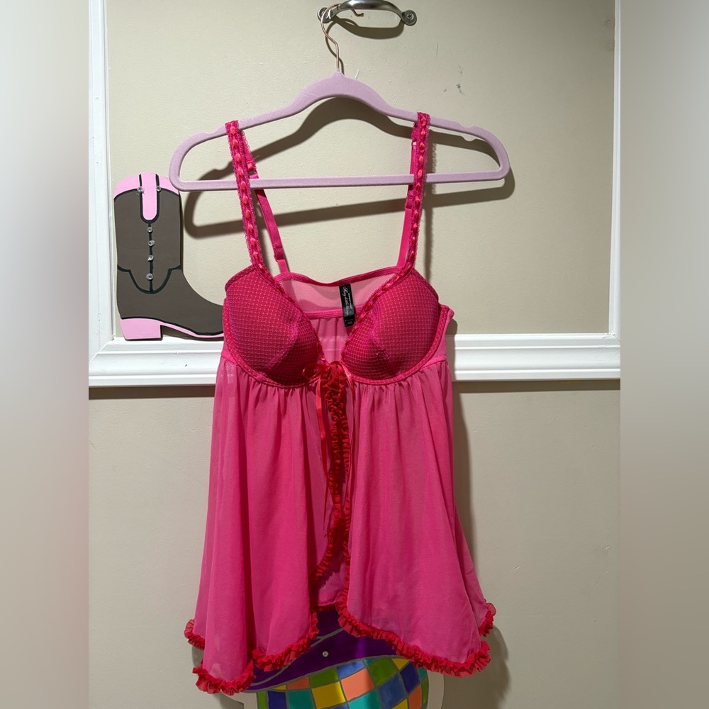 Victoria's‎ Secret Vibrant Pink Babydoll